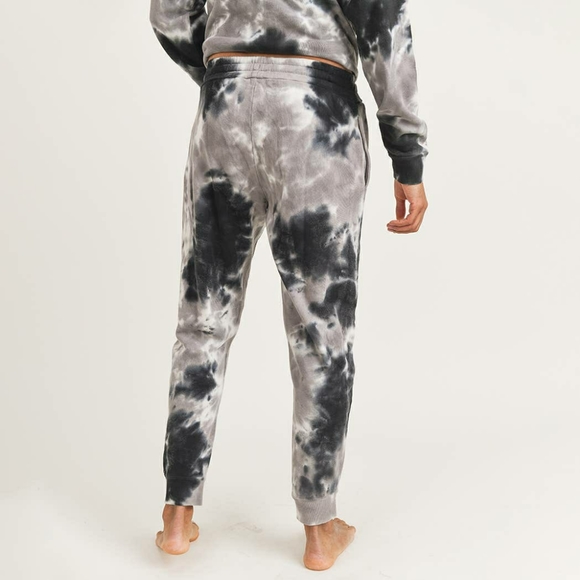 MEN - Cotton Terry Tie-Dye Joggers - Picture 2 of 7